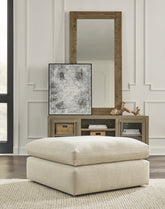 Luxury Living Gallery - Ashley Furniture - Elyza Living Room - Oversized Accent Ottoman / Linen - 1000608