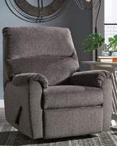 Luxury Living Gallery - Ashley Furniture - Nerviano Living Room - Zero Wall Recliner / Gray - 1080329