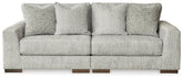 Luxury Living Gallery - Ashley Furniture - Regent Park Sectional - RAF 6-Piece Sectional / Pewter - 14404S7