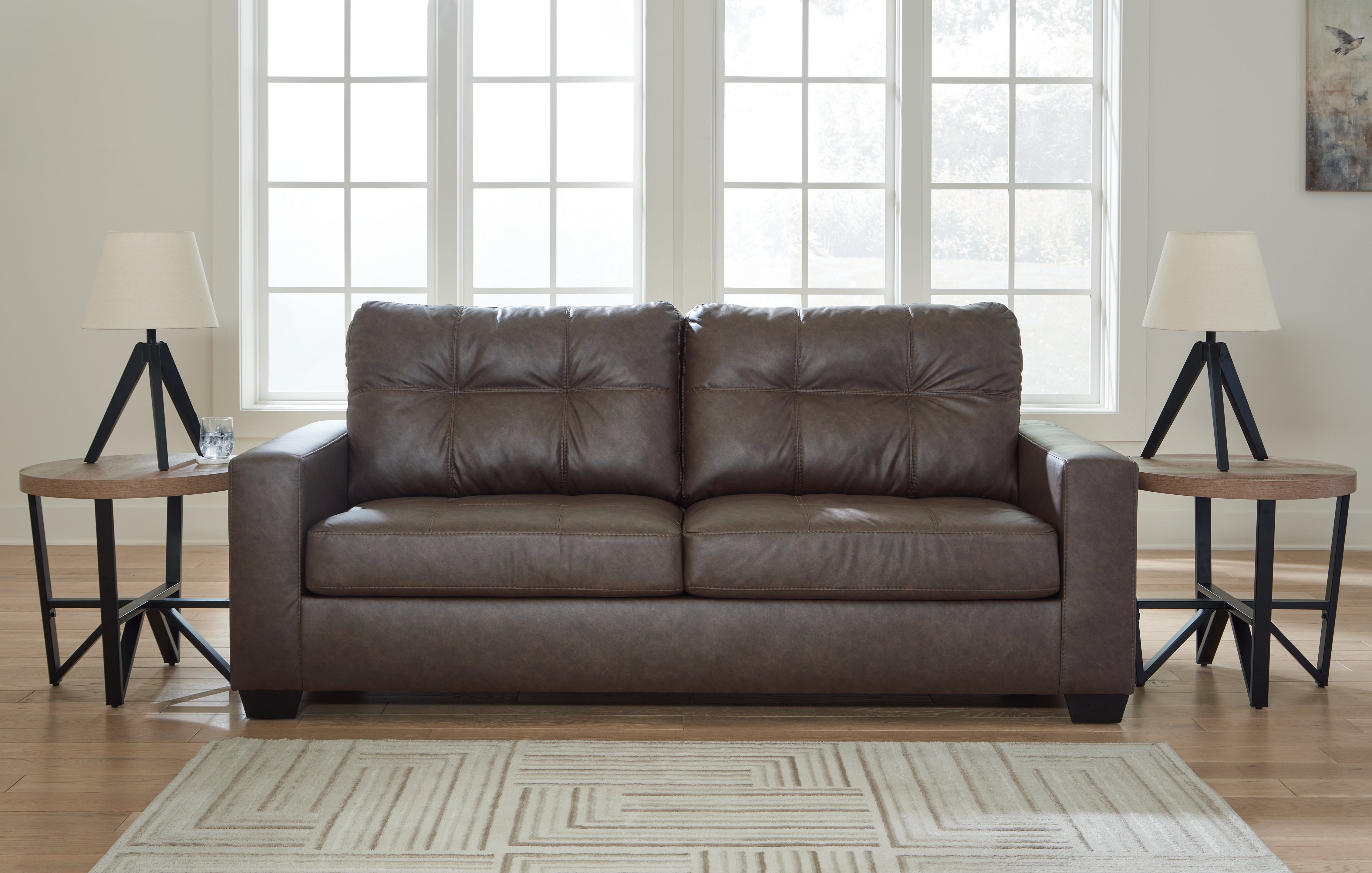 Luxury Living Gallery - Ashley Furniture - Barlin Mills Living Room - Sofa / Umber - 1700338