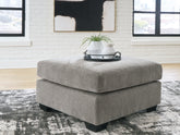 Luxury Living Gallery - Ashley Furniture - Lanelly Living Room - Oversized Accent Ottoman / Alloy - 1750408