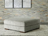 Luxury Living Gallery - Ashley Furniture - Lindyn Living Room - Oversized Accent Ottoman / Fog - 2110508
