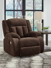 Luxury Living Gallery - Ashley Furniture - Observation Living Room - REC PWR Sofa w/Drop Down Table / Steel - PC2140599