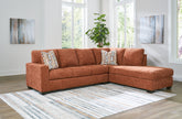 Luxury Living Gallery - Ashley Furniture - Aviemore Sectional - LAF 2-Piece Sectional with Chaise / Stone - 24305S2