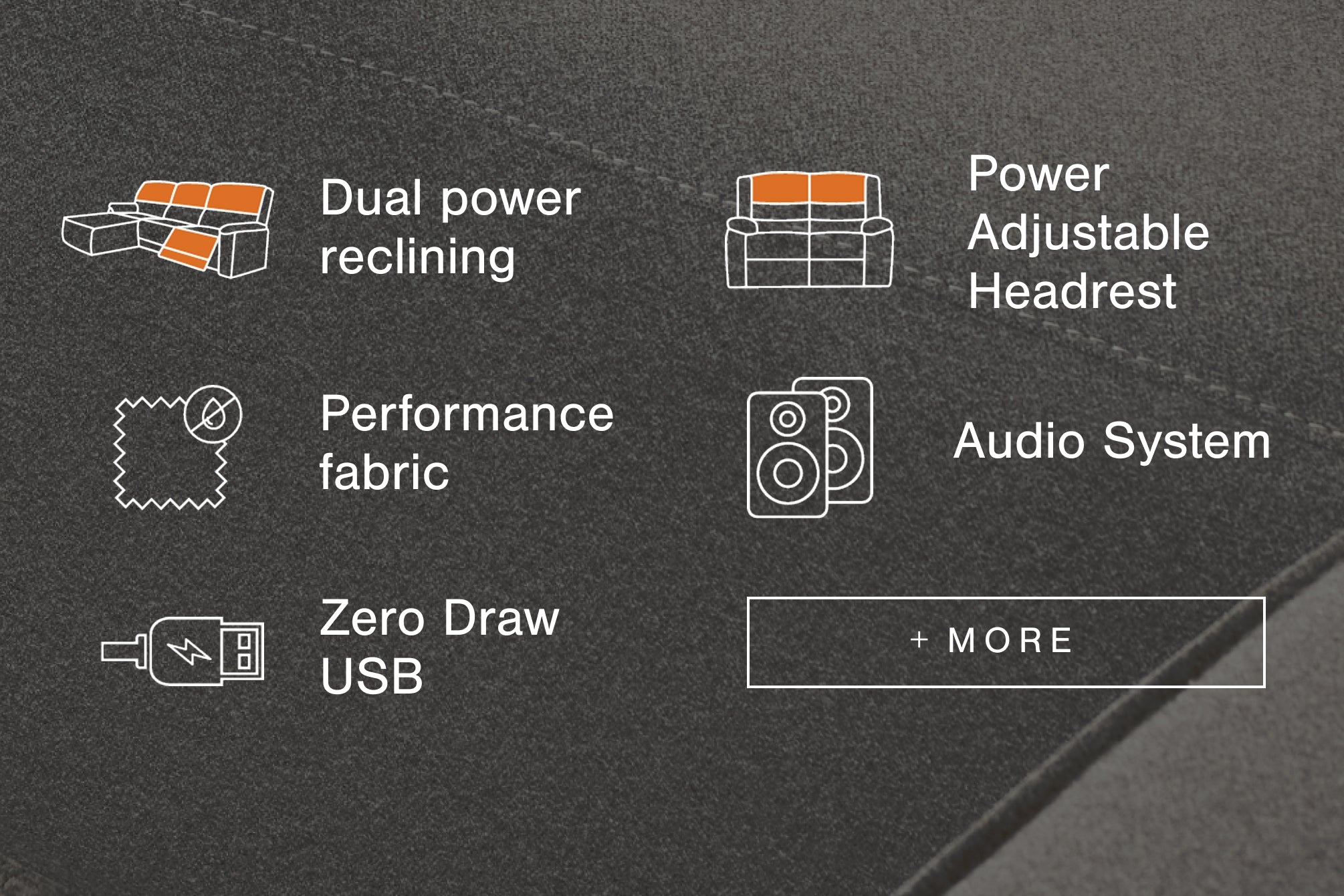 Luxury Living Gallery - Ashley Furniture - ModMax II Sectional - 7-Piece Power Reclining Sectional with Chaise / Salt and Pepper - 65906S7