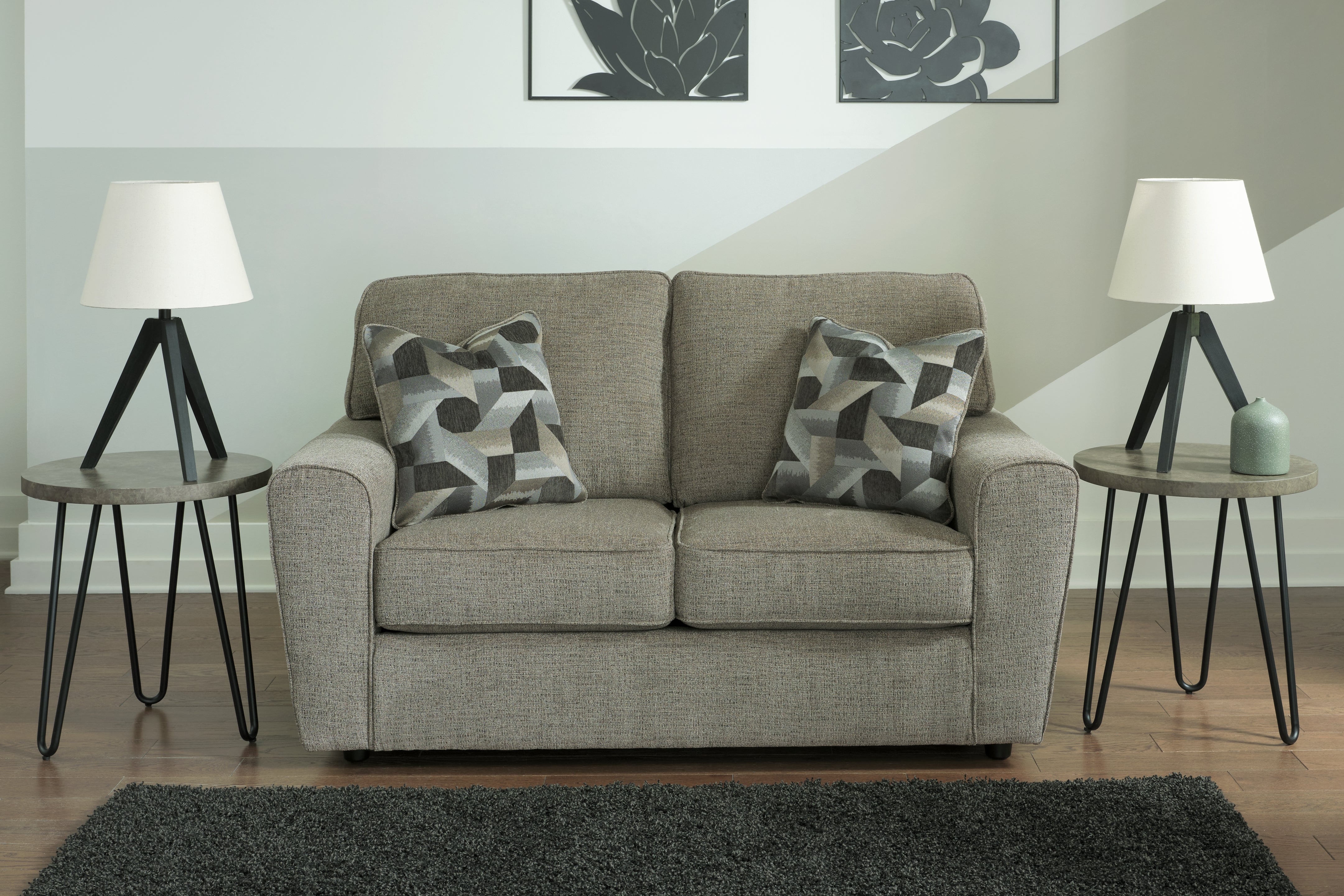 Luxury Living Gallery - Ashley Furniture - Cascilla Living Room - Sofa / Pewter - 2680538