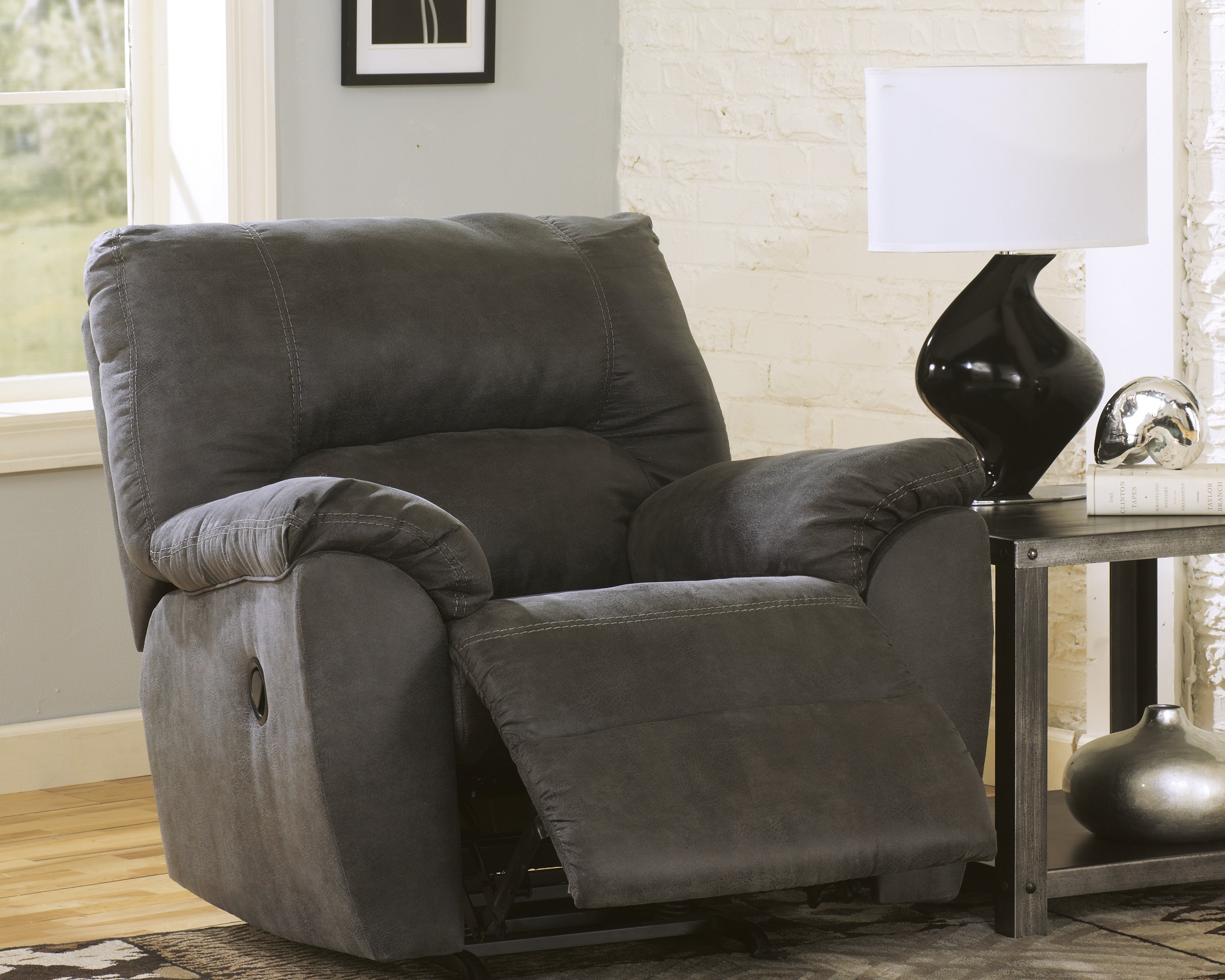 Luxury Living Gallery - Ashley Furniture - Tambo Living Room - Rocker Recliner / Canyon - 2780225