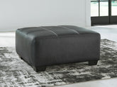 Luxury Living Gallery - Ashley Furniture - Brixley Pier Living Room - Oversized Accent Ottoman / Graphite - 2990608