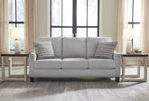 Luxury Living Gallery - Ashley Furniture - Adlai Living Room - Queen Sofa Sleeper / Shadow - 3010339