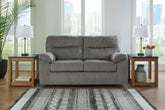 Luxury Living Gallery - Ashley Furniture - Bindura Living Room - Glider Loveseat / Mineral - 3030578