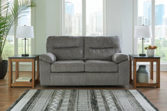 Luxury Living Gallery - Ashley Furniture - Bindura Living Room - Glider Loveseat / Mineral - 3030578