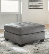 Luxury Living Gallery - Ashley Furniture - Clairette Court Living Room - Oversized Accent Ottoman / Alloy - 3150308