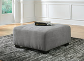 Luxury Living Gallery - Ashley Furniture - Birkdale Court Living Room - Oversized Accent Ottoman / Gray - 3240208