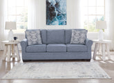 Luxury Living Gallery - Ashley Furniture - Carissa Manor Living Room - Queen Sofa Sleeper / Denim - 3260439