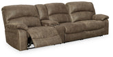 Luxury Living Gallery - Ashley Furniture - Segburg Sectional - 2-Piece Power Reclining Sectional Sofa / Driftwood - 34303S1