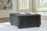 Luxury Living Gallery - Ashley Furniture - Biddeford Living Room - Oversized Accent Ottoman / Shadow - 3550408