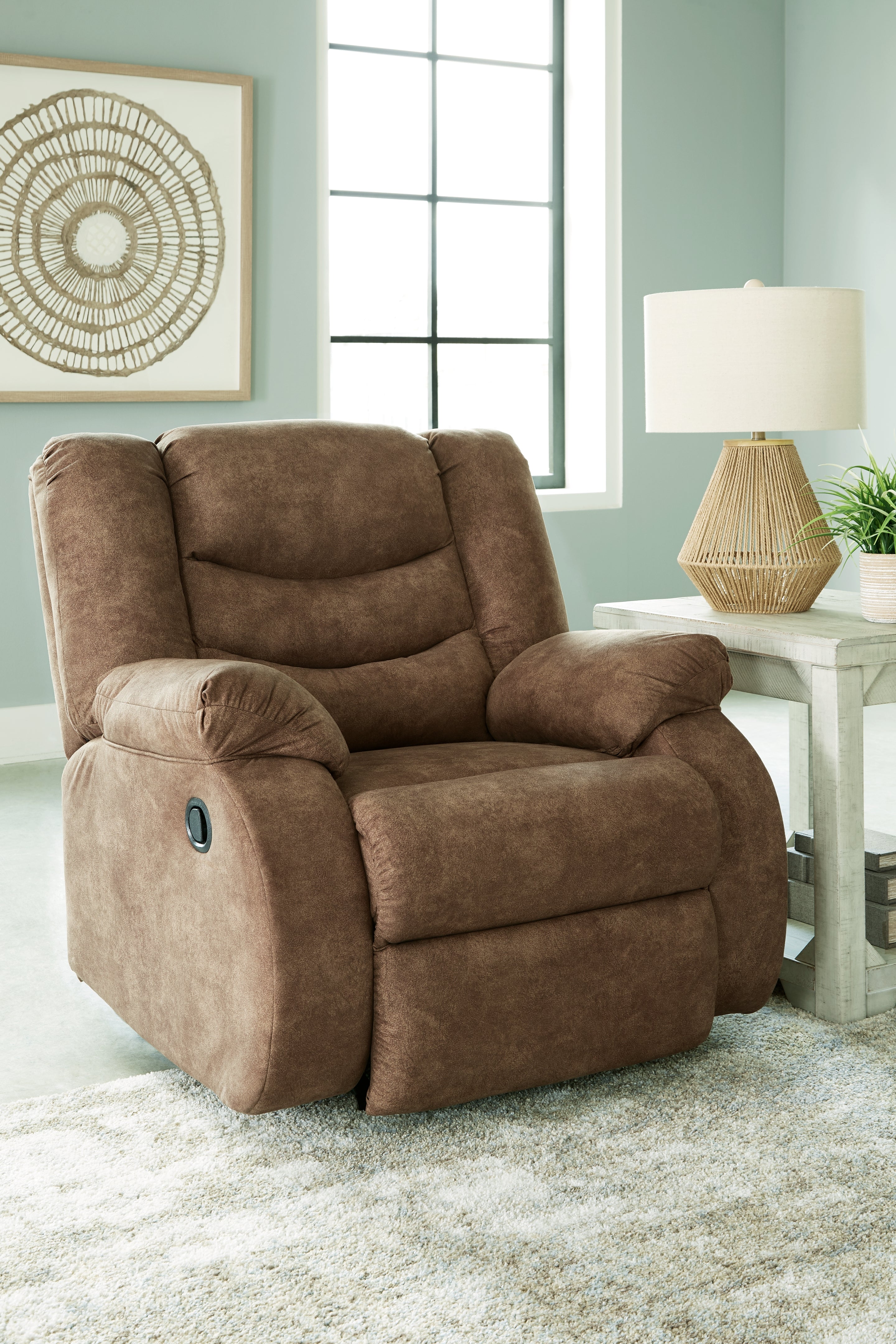 Luxury Living Gallery - Ashley Furniture - Partymate Living Room - Rocker Recliner / Brindle - 3690225