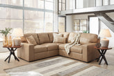 Luxury Living Gallery - Ashley Furniture - Bandon Sectional - RAF 4-Piece Sectional / Toffee - 38006S6