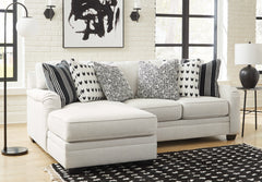 Luxury Living Gallery - Ashley Furniture - Huntsworth Sectional - RAF 5-Piece Sectional with Chaise / Dove Gray - 39702S5