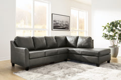 Luxury Living Gallery - Ashley Furniture - Valderno Sectional - LAF 2-Piece Sectional with Chaise / Fog - 47804S1
