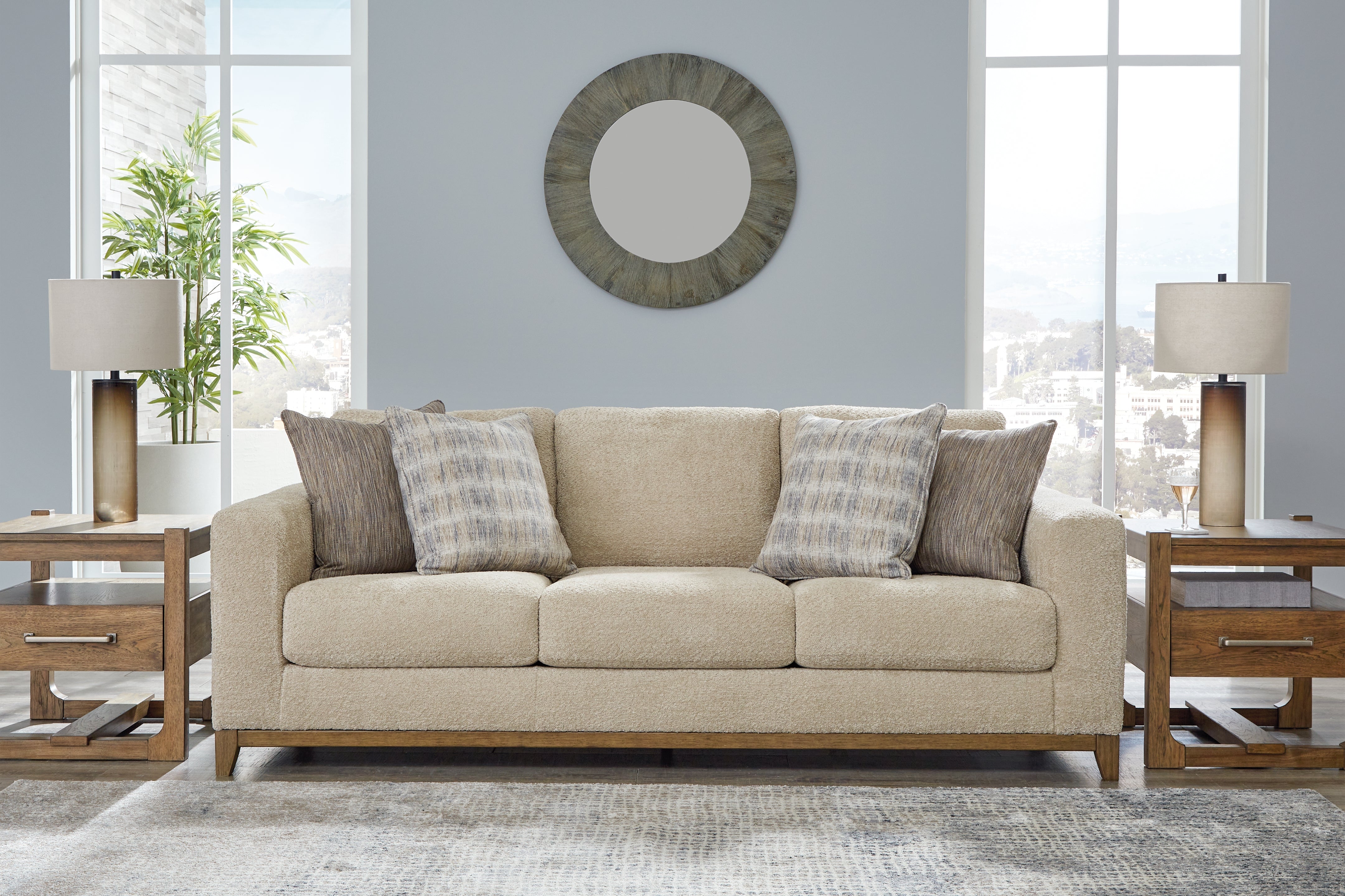 Luxury Living Gallery - Ashley Furniture - Parklynn Living Room - Sofa / Desert - 4890238