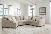 Luxury Living Gallery - Ashley Furniture - Brogan Bay Sectional - 3-Piece Sectional with Cuddler / Cork - 52705S2