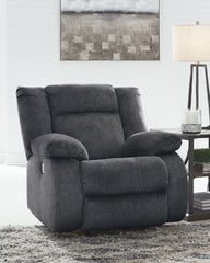 Luxury Living Gallery - Ashley Furniture - Burkner Living Room - Power Rocker Recliner / Marine - 5380498