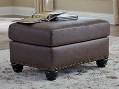 Luxury Living Gallery - Ashley Furniture - Roxmere Living Room - Ottoman / Umber - 5550314