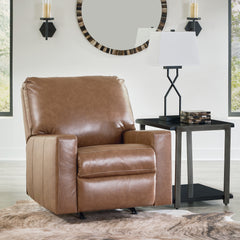 Luxury Living Gallery - Ashley Furniture - Bolsena Living Room - Rocker Recliner / Caramel - 5560325