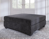 Luxury Living Gallery - Ashley Furniture - Lavernett Living Room - Oversized Accent Ottoman / Charcoal - 5960308