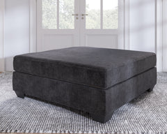 Luxury Living Gallery - Ashley Furniture - Lavernett Living Room - Oversized Accent Ottoman / Charcoal - 5960308