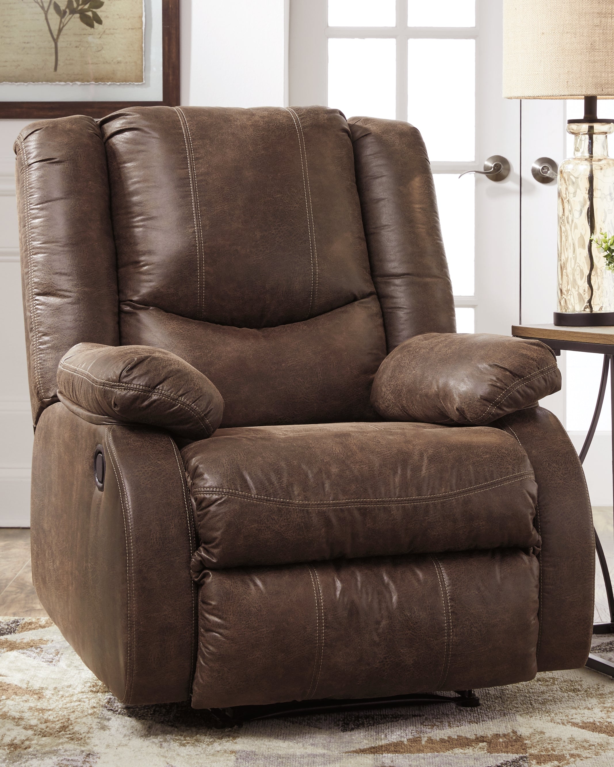 Luxury Living Gallery - Ashley Furniture - Bladewood Living Room - Zero Wall Recliner / Slate - 6030629