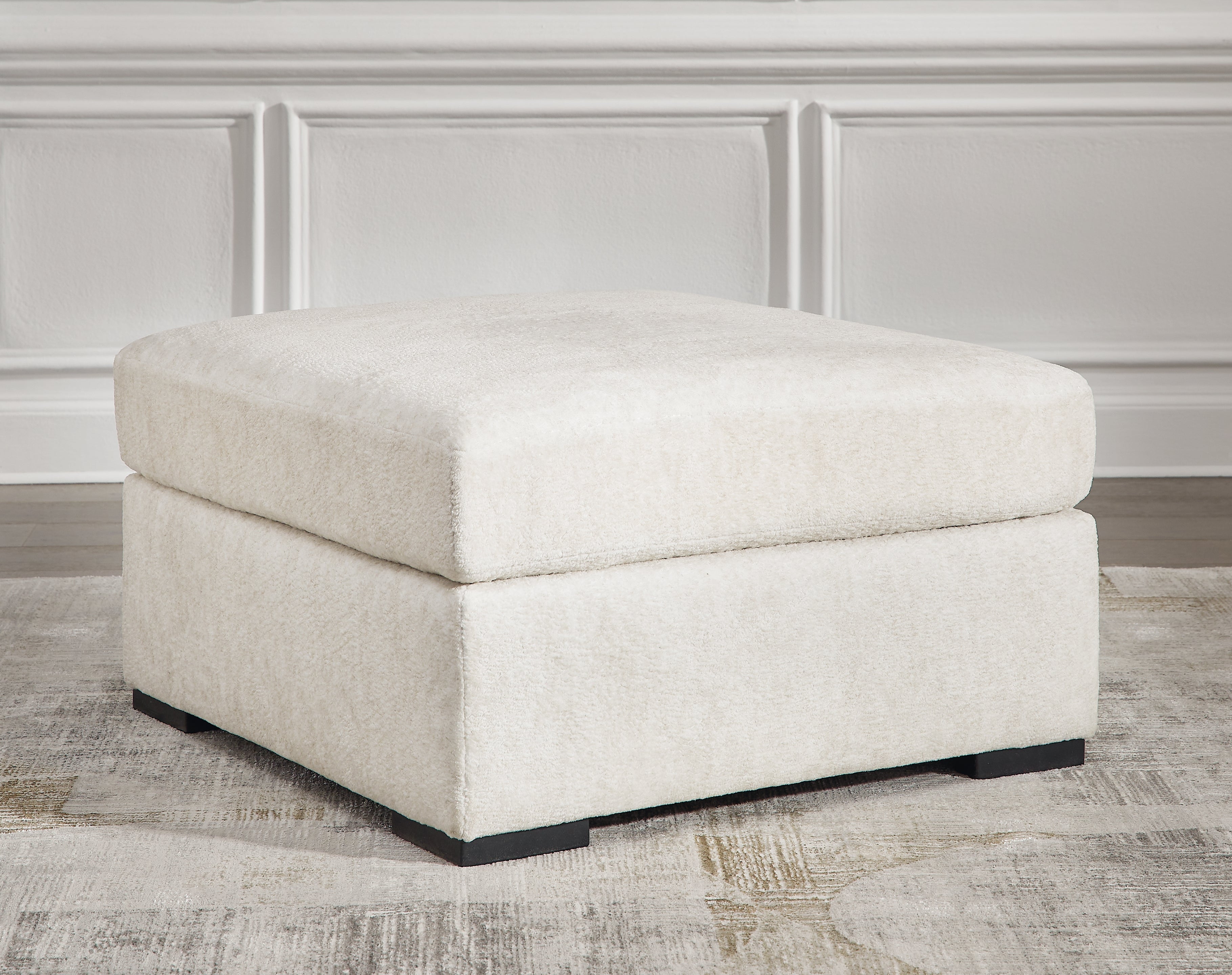 Luxury Living Gallery - Ashley Furniture - Chessington Living Room - Oversized Accent Ottoman / Ivory - 6190408