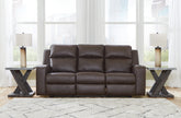 Luxury Living Gallery - Ashley Furniture - Lavenhorne Living Room - REC Sofa w/Drop Down Table / Pebble - 6330789