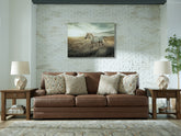 Luxury Living Gallery - Ashley Furniture - VillaCourt Living Room - Sofa / Caramel - 7490938