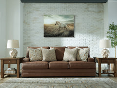 Luxury Living Gallery - Ashley Furniture - VillaCourt Living Room - Sofa / Caramel - 7490938