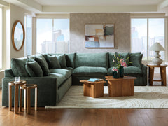 Luxury Living Gallery - Ashley Furniture - Carriage View Sectional - LAF 3-Piece Sectional / Jade - 78001S1