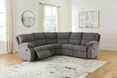 Luxury Living Gallery - Ashley Furniture - Museum Sectional - 2-Piece Reclining Sectional / Pewter - 81807S2