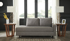 Luxury Living Gallery - Ashley Furniture - Lyman Living Room - RAF Corner Chaise / Graphite - 9330317