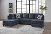 Luxury Living Gallery - Ashley Furniture - Albar Place Sectional - LAF 2-Piece Sectional / Cobalt - 95302S1