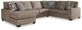Luxury Living Gallery - Ashley Furniture - Cannonbrook Sectional - RAF 3-Piece Sectional with Chaise / Nutmeg - 98201S1