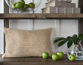 Luxury Living Gallery - Ashley Furniture - Abreyah Pillows - Pillow / Tan - A1000957P