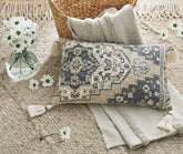 Luxury Living Gallery - Ashley Furniture - Winbury Pillows - Pillow / Blue/Tan/White - A1001035P