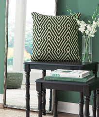 Luxury Living Gallery - Ashley Furniture - Digover Pillows - Pillow / Green/Ivory - A1001036P