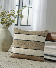 Luxury Living Gallery - Ashley Furniture - Rueford Pillows - Pillow / Brown/Black/Natural - A1001063P