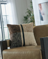 Luxury Living Gallery - Ashley Furniture - Adrielton Pillows - Pillow / Black/Brown/Tan - A1001065P