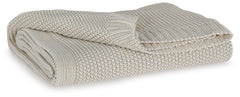 Luxury Living Gallery - Ashley Furniture - Gayelery Throw (Set of 3) - Throw (3/CS) / Sand - A1001084