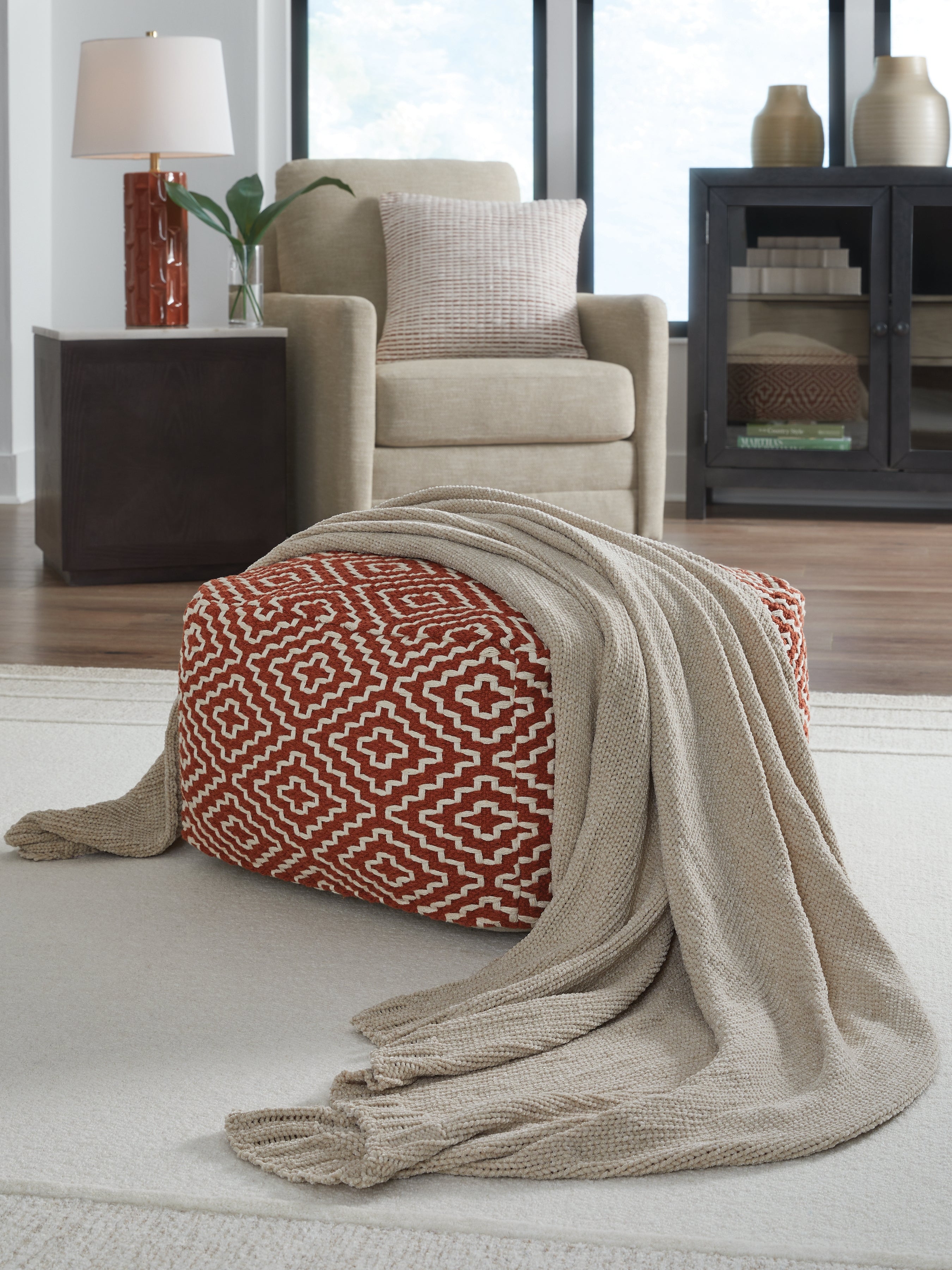 Luxury Living Gallery - Ashley Furniture - Anawood Throw (Set of 3) - Throw (3/CS) / Oatmeal - A1001096