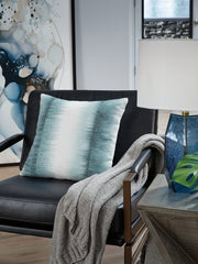 Luxury Living Gallery - Ashley Furniture - Elonwich Pillows - Pillow (4/CS) / Teal/White - A1001106