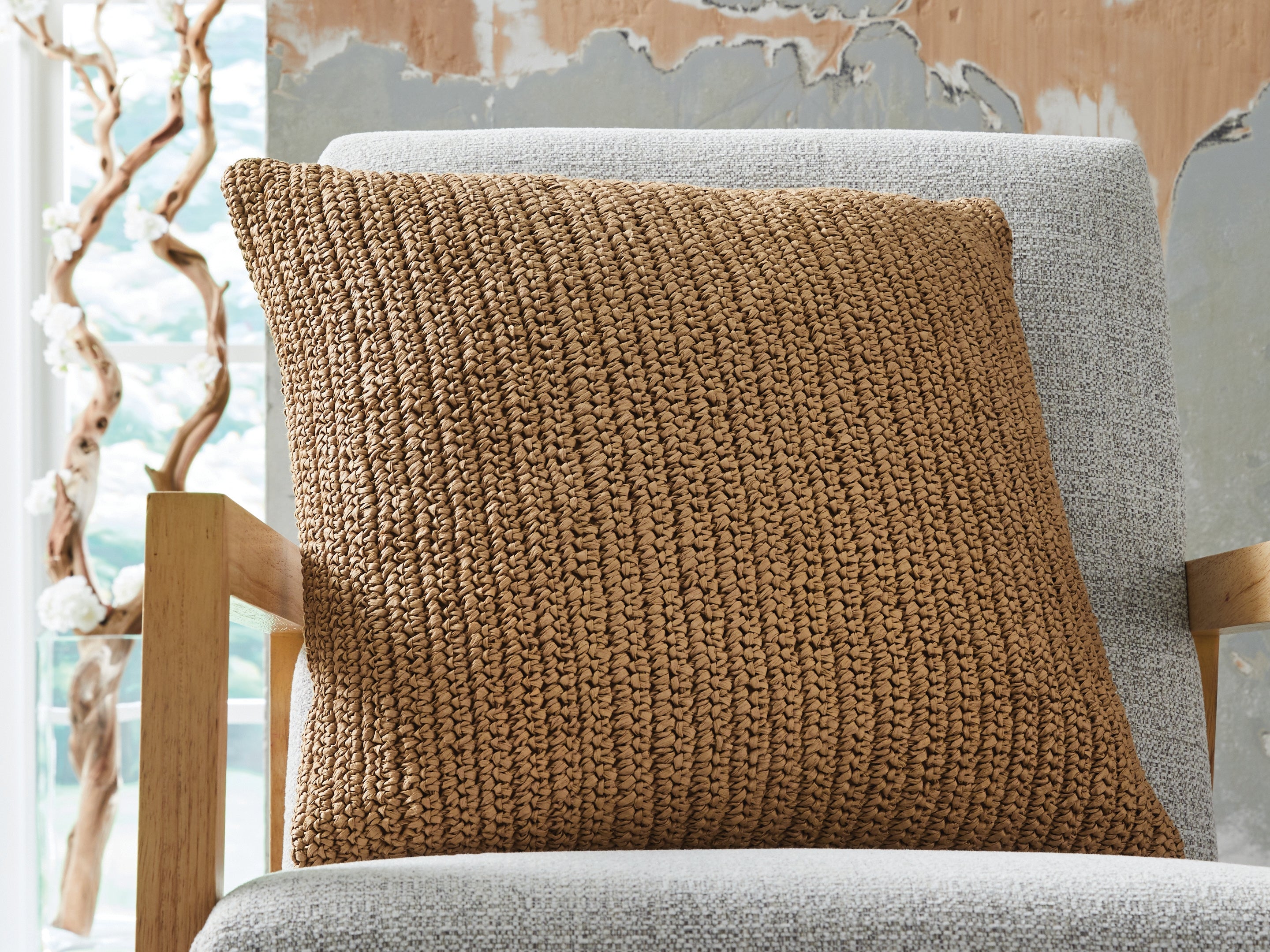 Luxury Living Gallery - Ashley Furniture - Habenvale Pillows - Pillow (4/CS) / Tan - A1001120
